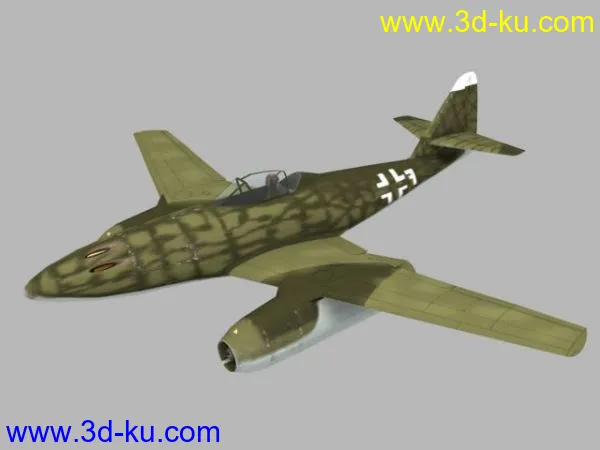 纳粹德国喷气战机me-262模型的图片1