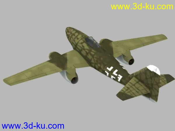 纳粹德国喷气战机me-262模型的图片2