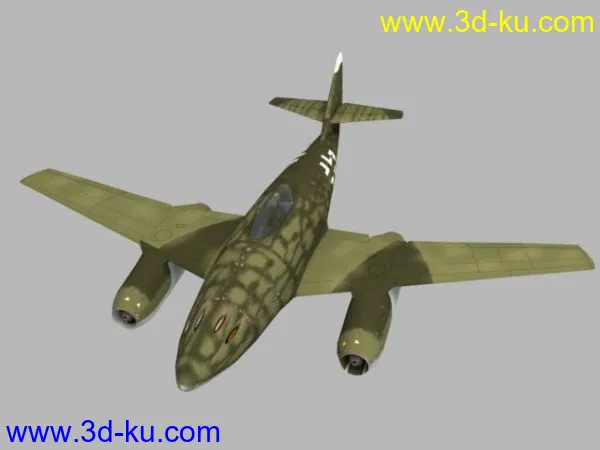 纳粹德国喷气战机me-262模型的图片3