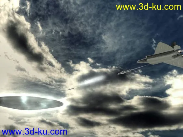 空战 F22 VS UFO模型的图片1