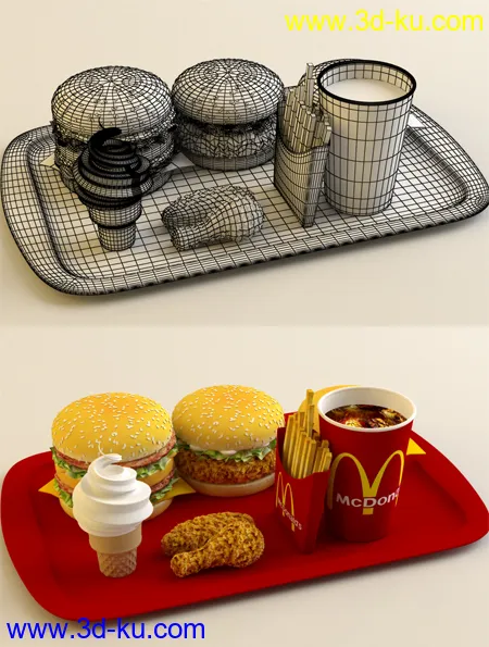 麦当劳套餐模型的图片2