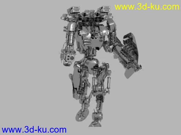 高精 武装机械人模型，造型媲美变形金刚的图片2