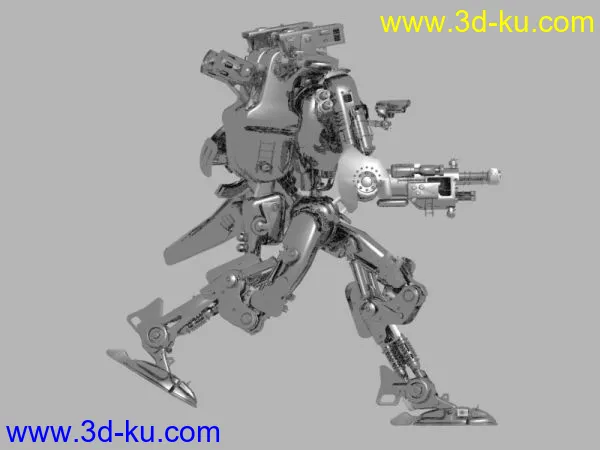 高精 武装机械人模型，造型媲美变形金刚的图片3
