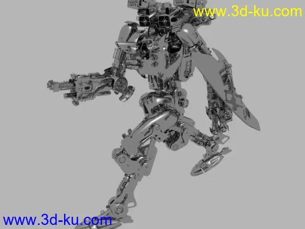高精 武装机械人模型，造型媲美变形金刚的图片4