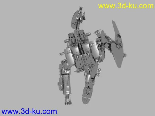 高精 武装机械人模型，造型媲美变形金刚的图片1