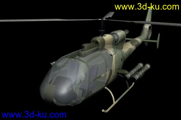 （原创）国产小羚羊（陆航）武装直升机（中模）模型的图片1