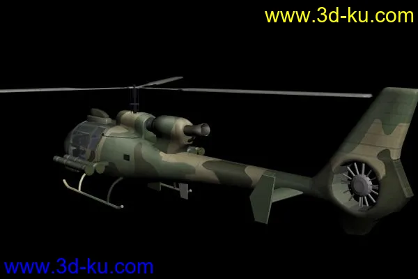 （原创）国产小羚羊（陆航）武装直升机（中模）模型的图片3