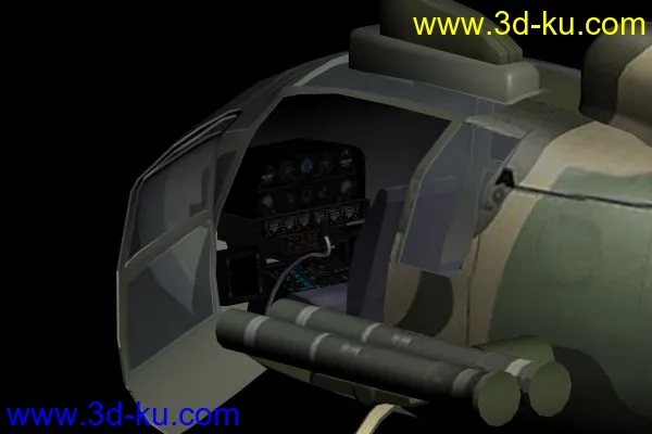 （原创）国产小羚羊（陆航）武装直升机（中模）模型的图片5