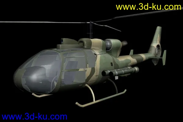 （原创）国产小羚羊（陆航）武装直升机（中模）模型的图片6