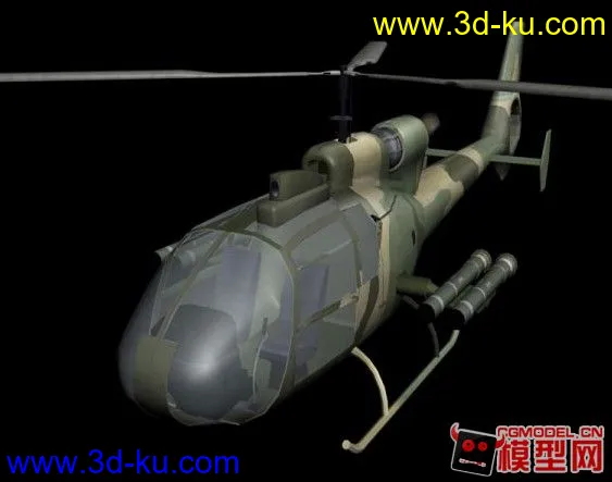 （原创）国产小羚羊（陆航）武装直升机（中模）模型的图片7
