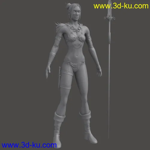 Female Warrior模型的图片1