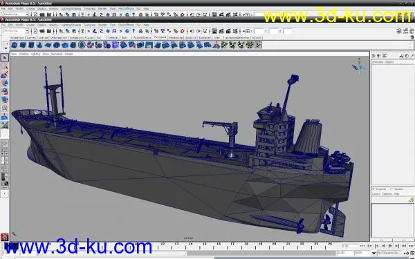 货船x1 军舰x1模型的图片1