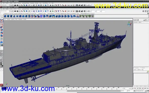 货船x1 军舰x1模型的图片2