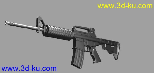 M4卡宾枪~~差点细节。。- -模型的图片1