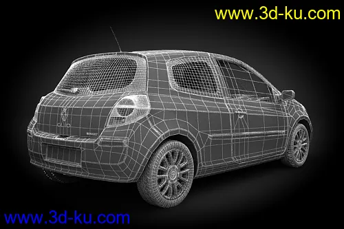 高精度雷诺车模  质量经得起考验模型的图片4