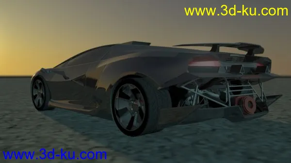 兰博基尼Aventador模型的图片3