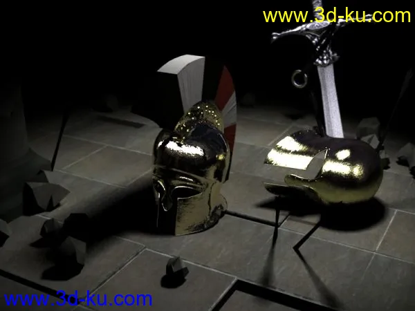 头盔和剑模型的图片1