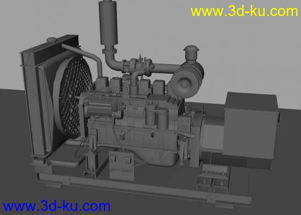柴油发电机模型的图片1