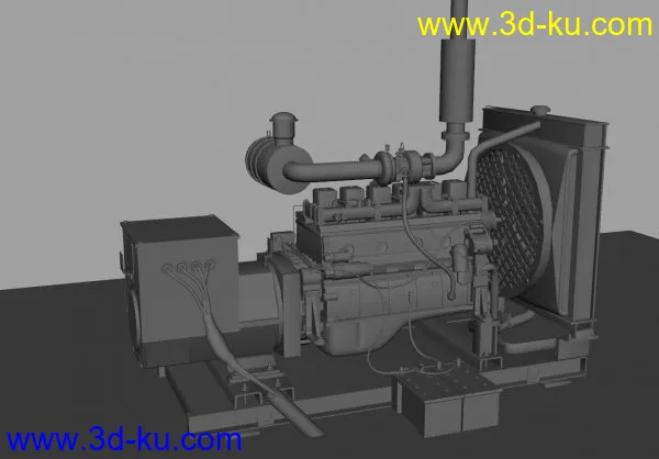 柴油发电机模型的图片2