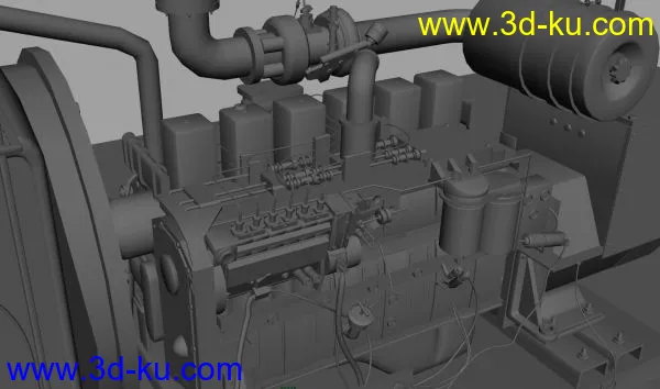 柴油发电机模型的图片3