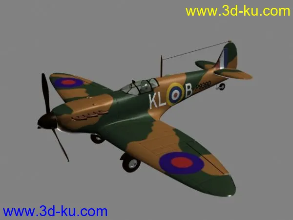 不列颠空战 英国 喷火式1型 spitfire mk1模型的图片1