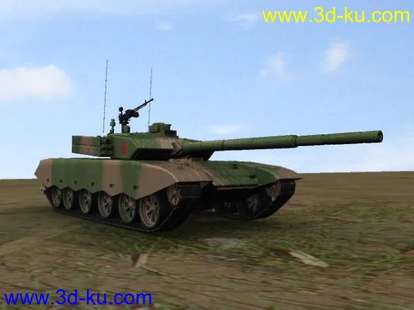 中国99式坦克从制作到动画模型的图片1