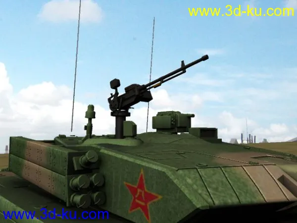 中国99式坦克从制作到动画模型的图片2