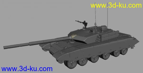 中国99式坦克从制作到动画模型的图片3