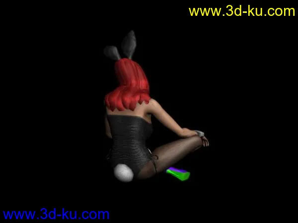 兔年 送大家个 性感黑丝兔女郎2（注意身体哦）模型的图片2