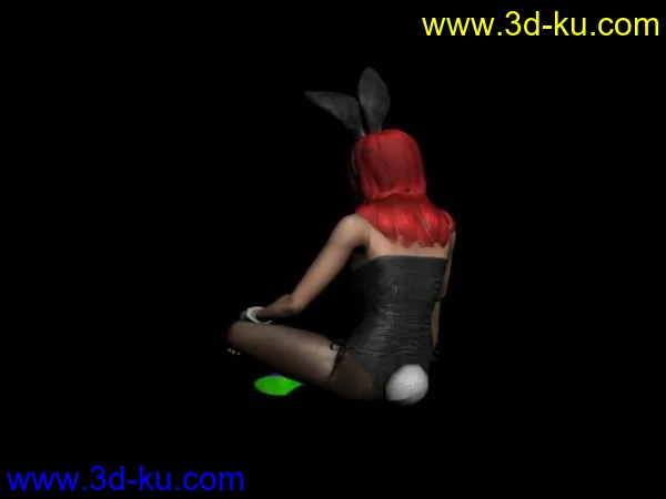 兔年 送大家个 性感黑丝兔女郎2（注意身体哦）模型的图片3