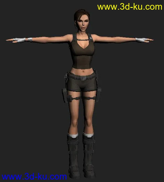 cg model首发-古墓丽影地下世界@Lara模型的图片4