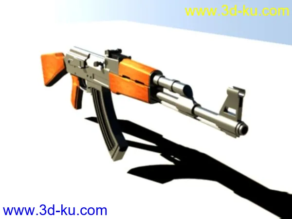 自己做的一把AK-47模型的图片1