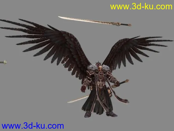 暗黑血统:Destroyer Abaddon 天使形态模型的图片1