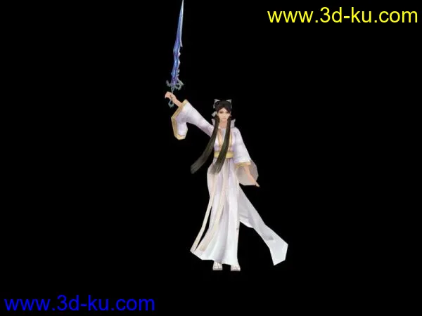 诛仙 陆雪琪MOD 有舞剑动作模型的图片1