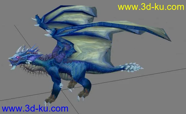 动物：蓝龙卡雷苟斯模型的图片1