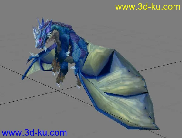 动物：蓝龙卡雷苟斯模型的图片3