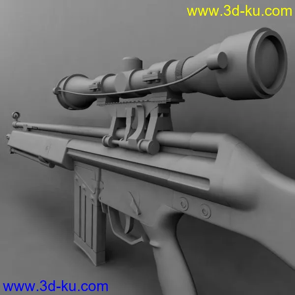 G3狙击步枪成品模型的图片3