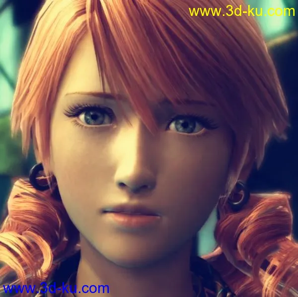 最终幻想女角色 FF13香草可爱模型！的图片6