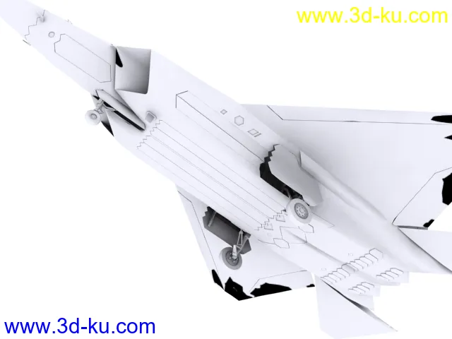 F-22精模 带贴图模型的图片4