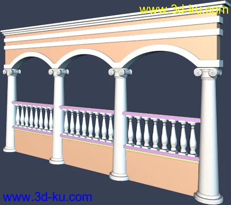 室外建筑模型----------景观柱廊的图片11