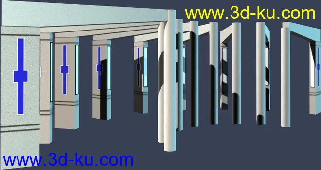 室外建筑模型----------廊架的图片7