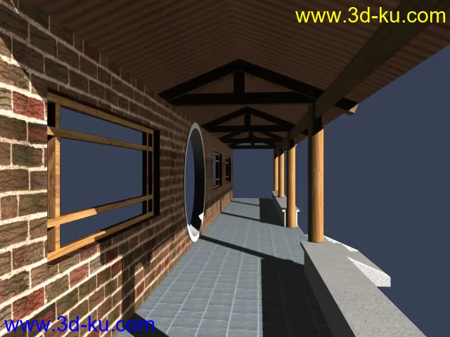 室外建筑模型----------廊架的图片25