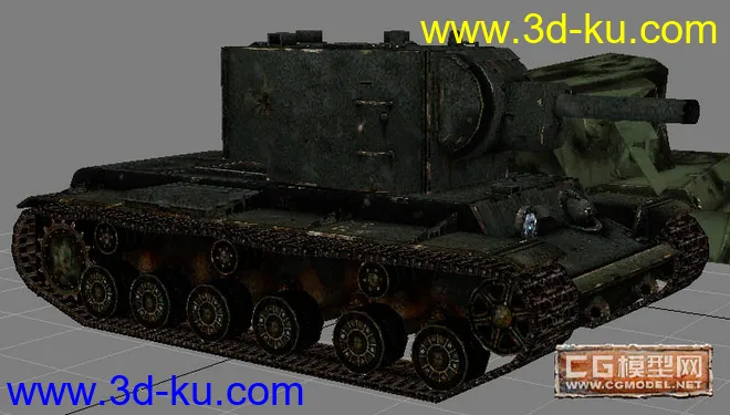 《战地１９４２》KV2坦克模型的图片1