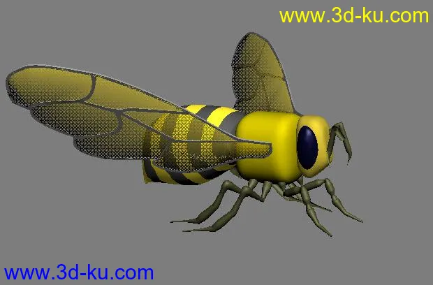 蜜蜂2只 MAX8格式模型的图片1
