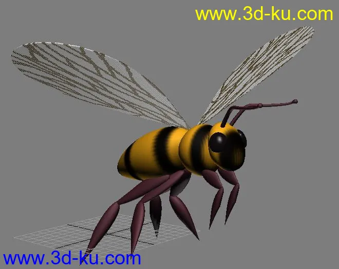 蜜蜂2只 MAX8格式模型的图片2