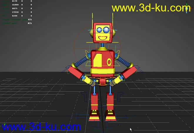 机器人1500针动画模型的图片1