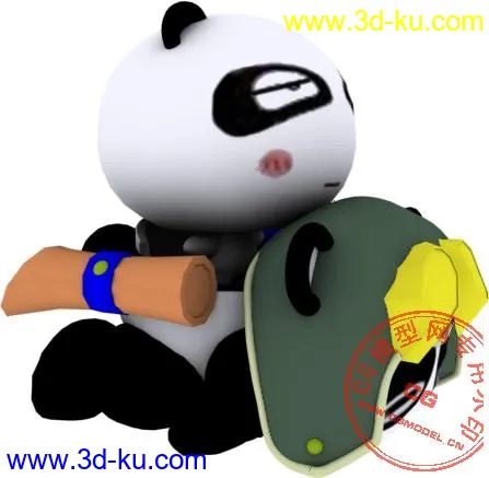 【原创】跑跑卡丁车 熊猫PRO+熊猫模型的图片1