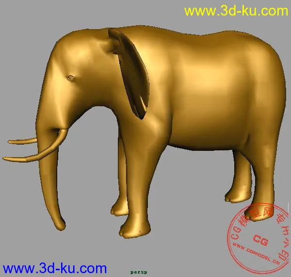 Maya模型－大象的图片1