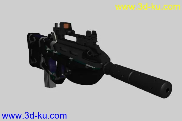 高精度F2000型突击步枪模型的图片2