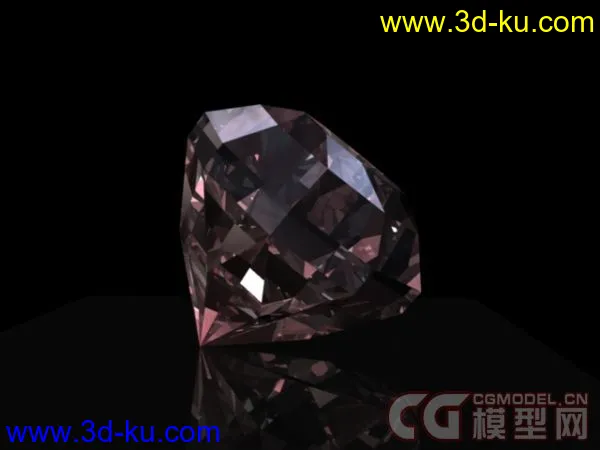 天然紫钻石模型的图片3